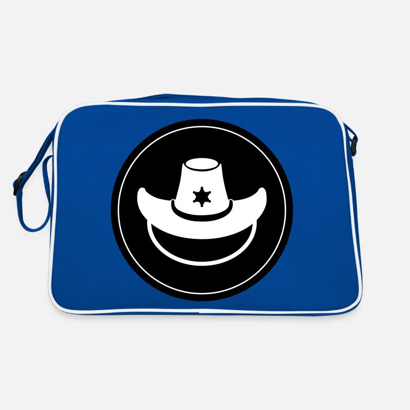 Cowboy kopf western Retro Tasche