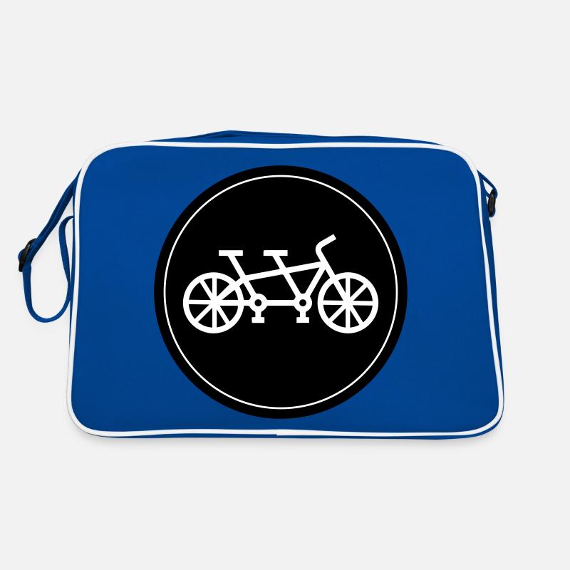 Tandem vélo Sac Retro