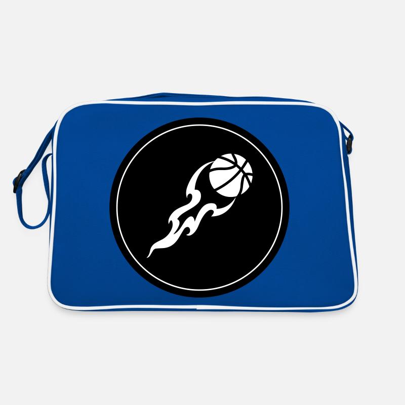 Flamme du basket-ball Sac Retro
