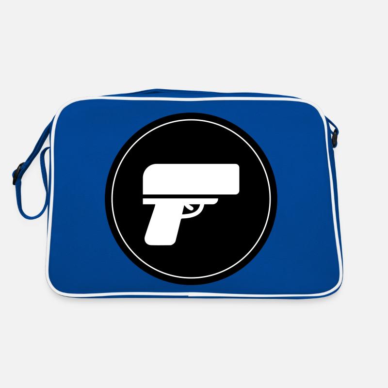 Waffe Money Rain Kreis Retro Tasche