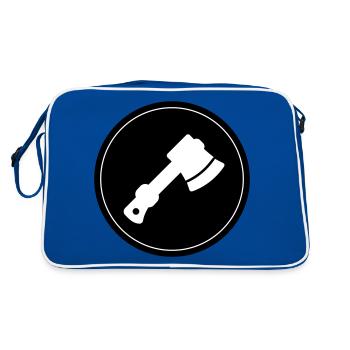 Piolet circulaire d’équipement d’escalade - Sac Retro - bleu/blanc - Dos