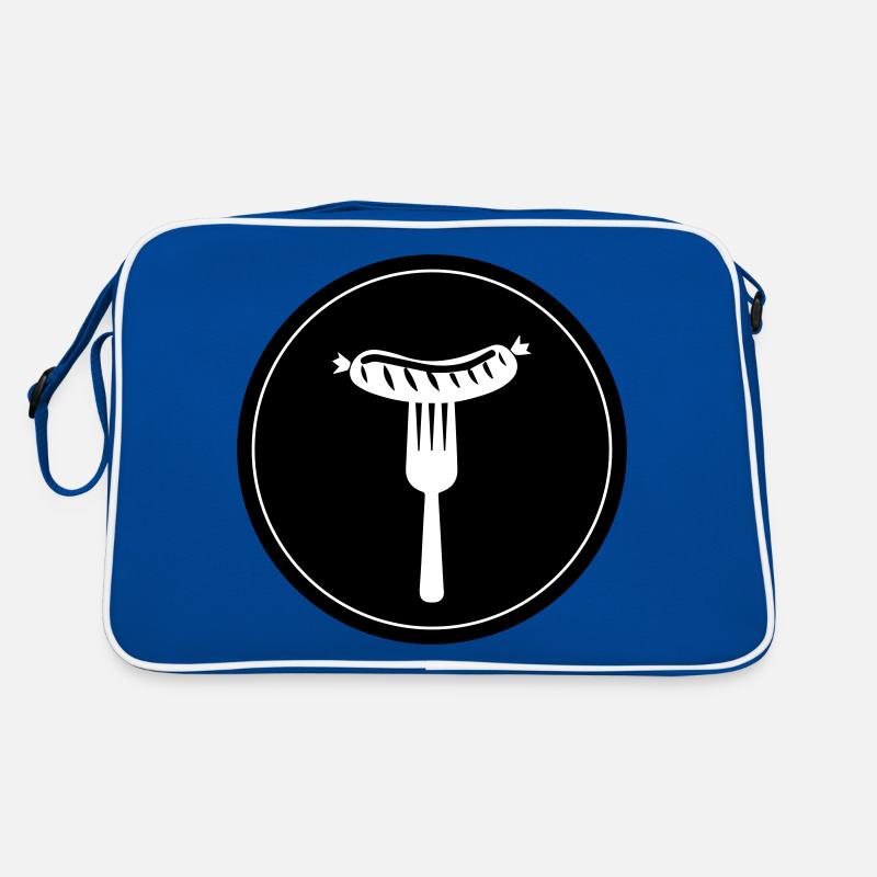 Icône de la viande Bratwurst Sac Retro