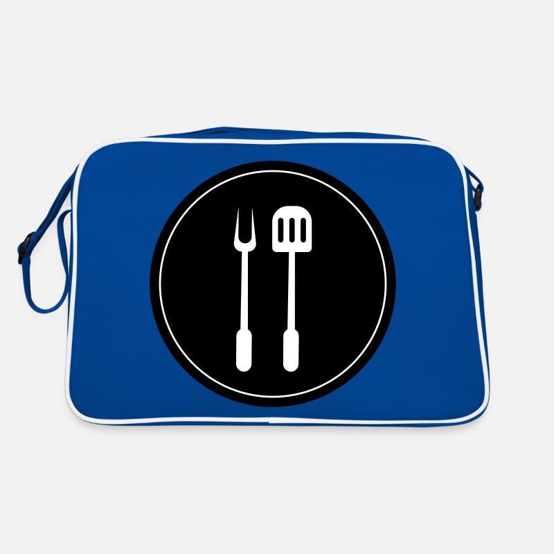 Grill pinces symbole de cricket Sac Retro