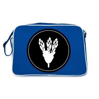 Asperges Légumes - Sac Retro - bleu/blanc - Dos