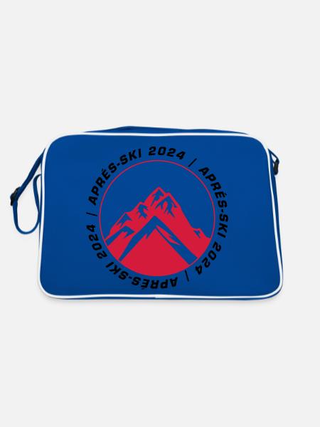 Après-ski 2024 - Sac Retro - bleu/blanc - Dos