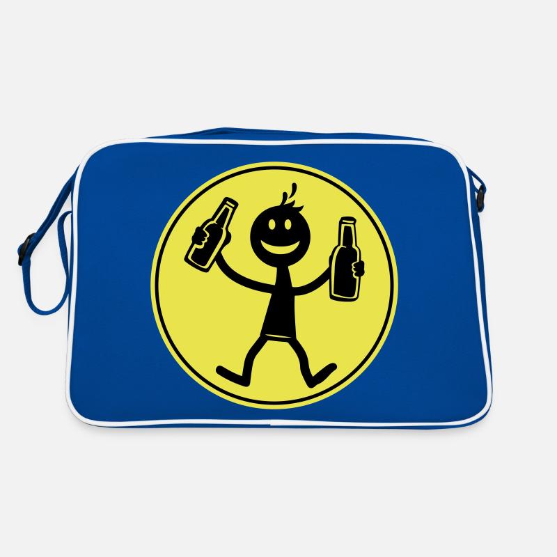 Drinking Beer Retro Bag