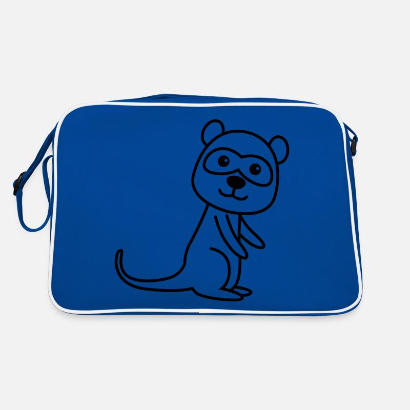 Erdmännchen Comic Tier Retro Tasche