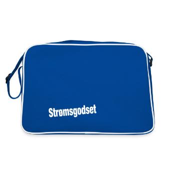Strømsgodset / Das Anwesen - Retro Tasche - Blau/Weiß - Hinten