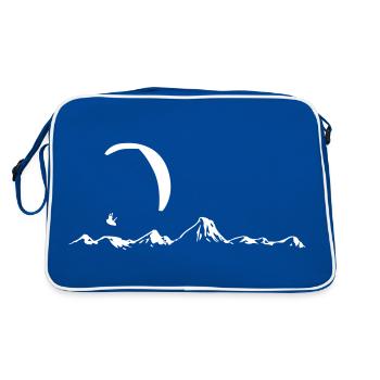 Alpes Parapente - Sac Retro - bleu/blanc - Dos
