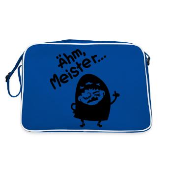 Igor - Um, Master ... Line - Retro Bag - blue/white - Back