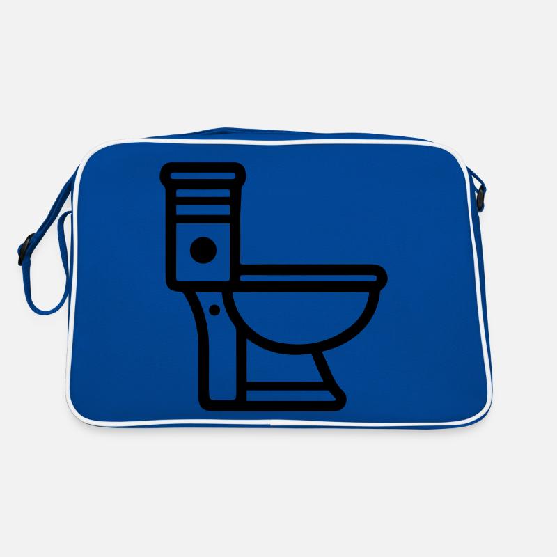 Wc Toilette Retro Tasche