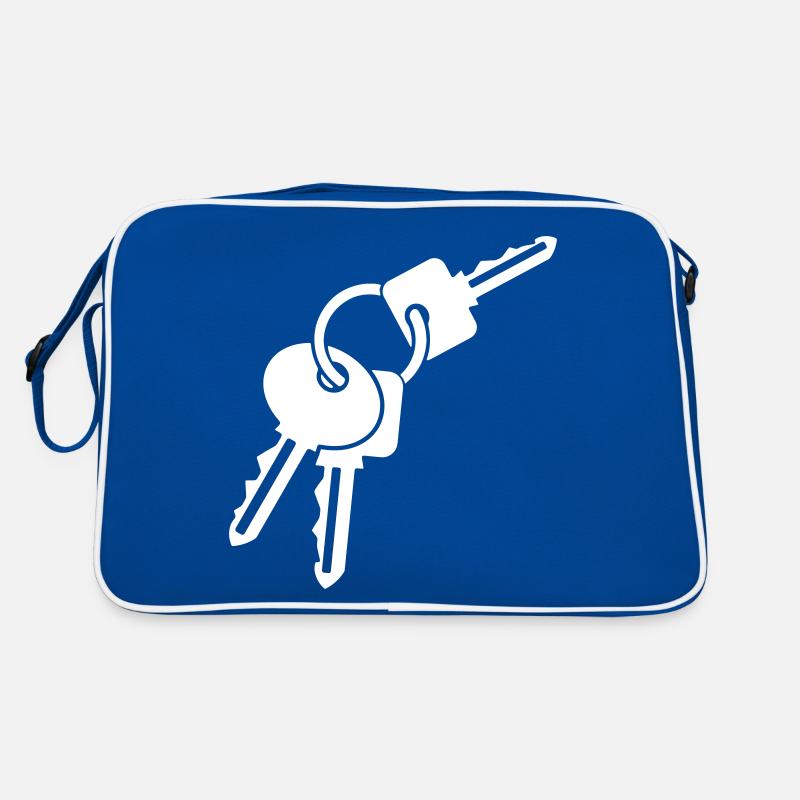 Porte-clés - trois clés - idée cadeau Sac Retro