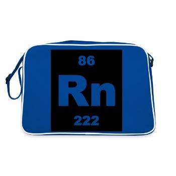 Element 86 - rn (radon) - Short-inv - Sac Retro - bleu/blanc - Dos