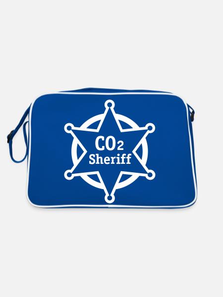 shérif co2 - Sac Retro - bleu/blanc - Dos