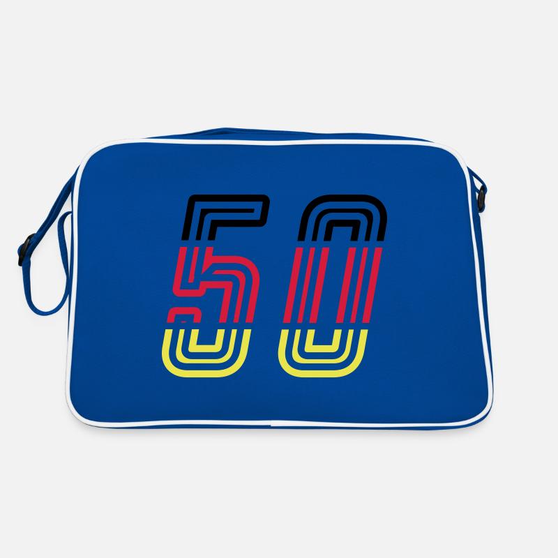 50 Zahl symbol Germany Retro Tasche
