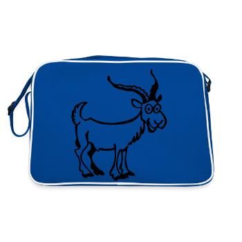 Bouc - Sac Retro - bleu/blanc - Dos