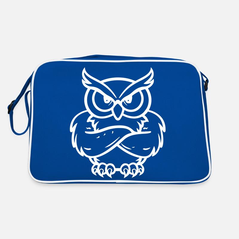 eule comic Retro Tasche