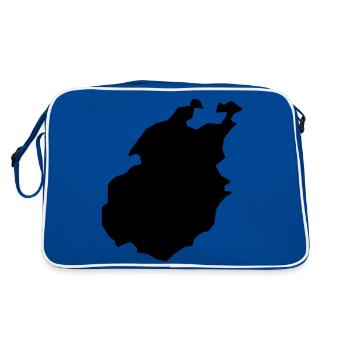 Paros - Sac Retro - bleu/blanc - Dos