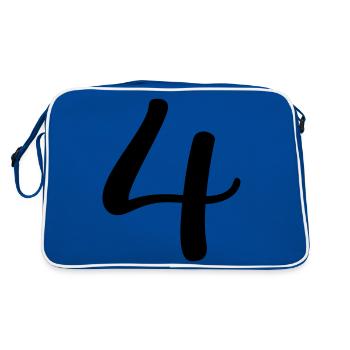 4 - Sac Retro - bleu/blanc - Dos