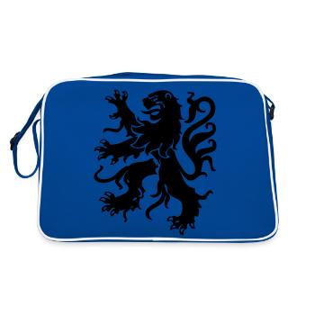 Flandres - Sac Retro - bleu/blanc - Dos