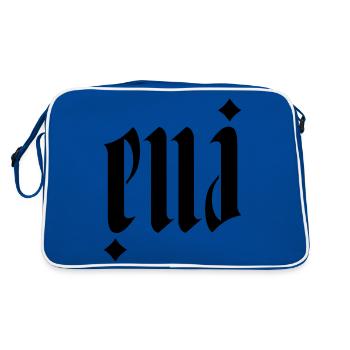 Elli Ambigram - Retro Bag - blue/white - Back
