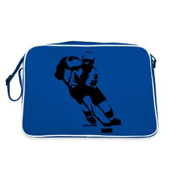 hockey_02 - Retro Bag - blue/white - Back