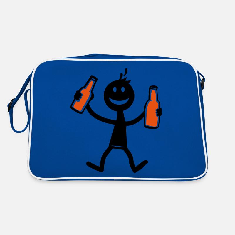Drinking Beer Retro Bag