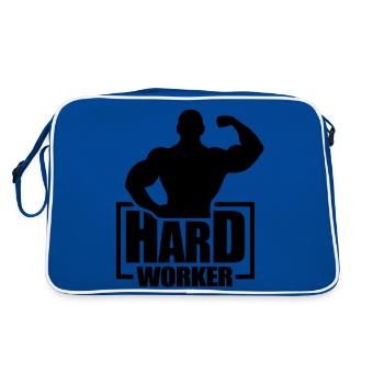 hard_worker_f1 - Sac Retro - bleu/blanc - Dos