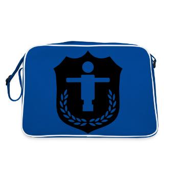 Kicker Coat of Arms - Retro Bag - blue/white - Back