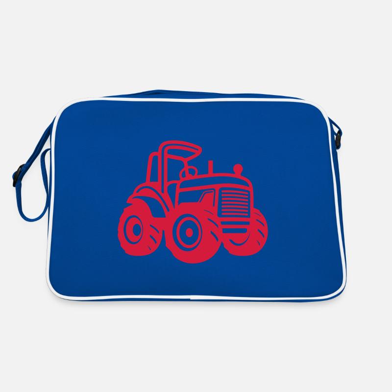 Tractor Icon Retro Bag