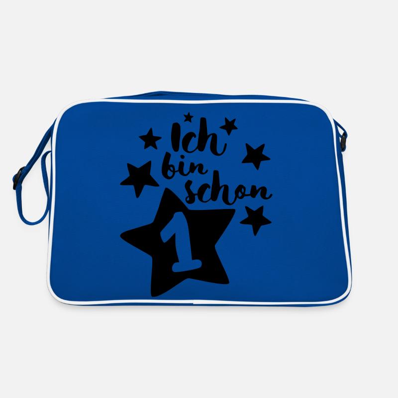 Ich bin schon Eins! Retro Tasche