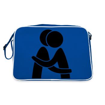Hug - Sac Retro - bleu/blanc - Dos