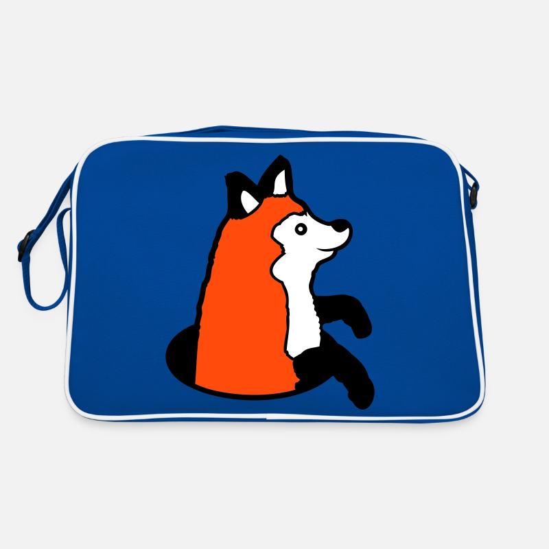 Renard Peeps Drôle Hors Du Trou De Sol Heureux Cool Sac Retro