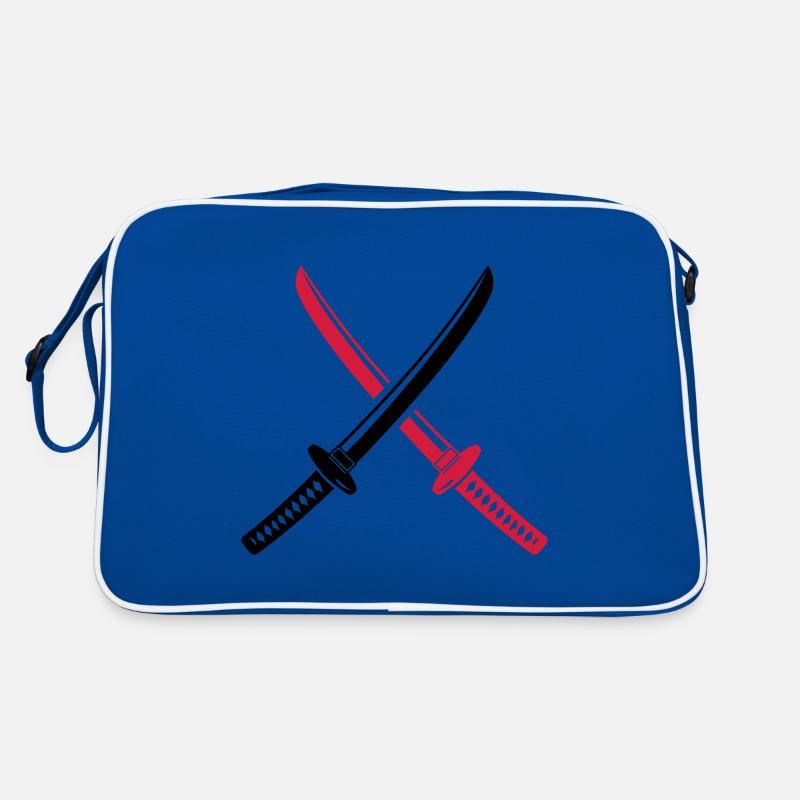 Symbole de l’épée de samouraï Sac Retro