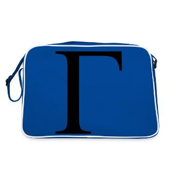 gamma greek - Retro Bag - blue/white - Back