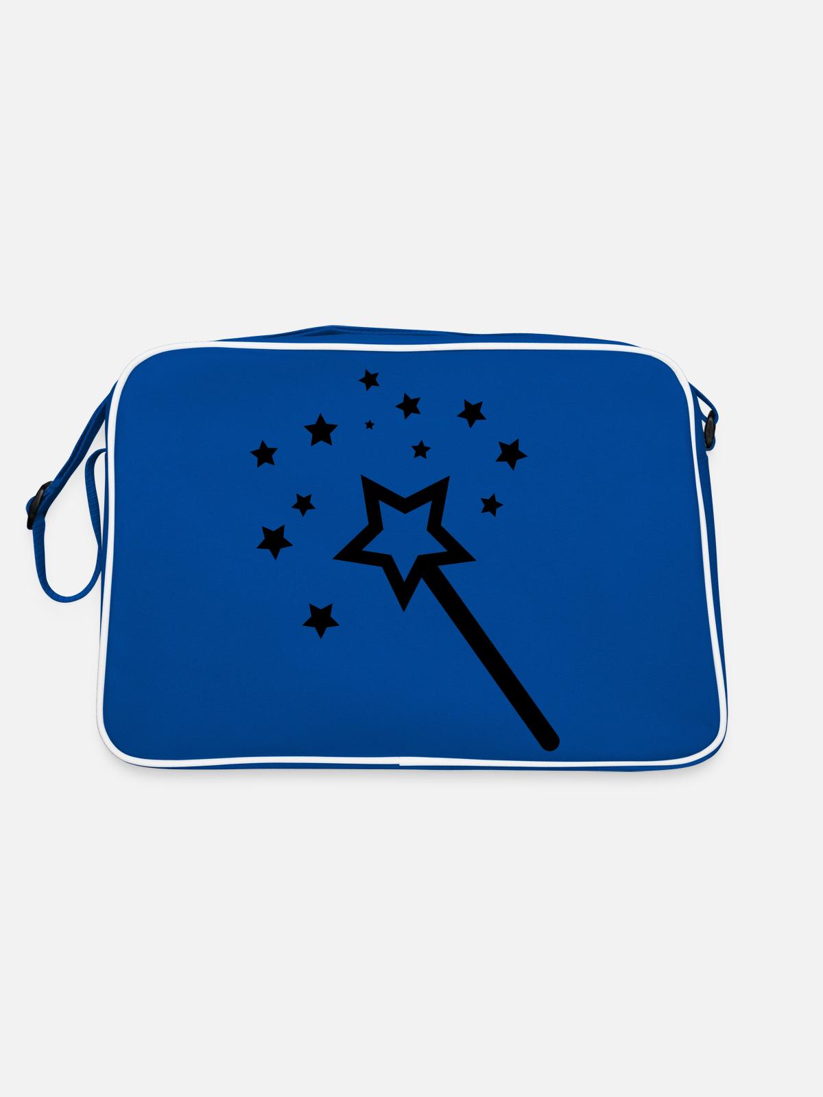 wand - Retro Bag - blue/white - Back
