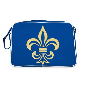 fleur de lys - Sac Retro - bleu/blanc - Dos