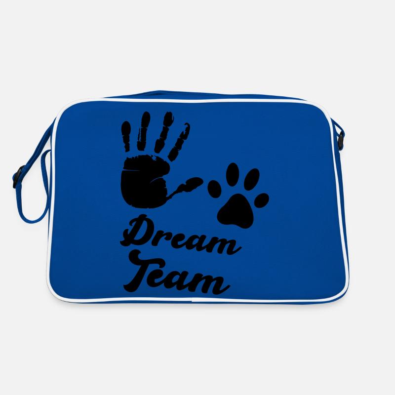 Équipe de rêve de la main de patte Sac Retro