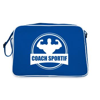 Coach sportif - Sac Retro - bleu/blanc - Dos