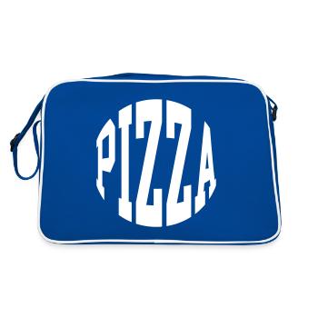 Pizza - Retro Bag - blue/white - Back
