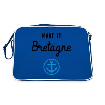 Made in Bretagne - Sac Retro - bleu/blanc - Dos