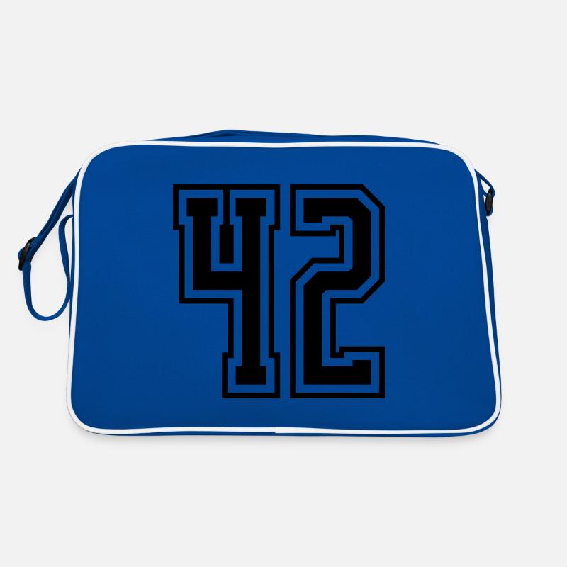 42 Number number Retro Bag