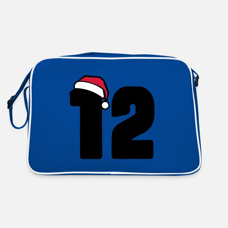 12 Numéro de Noël Sac Retro