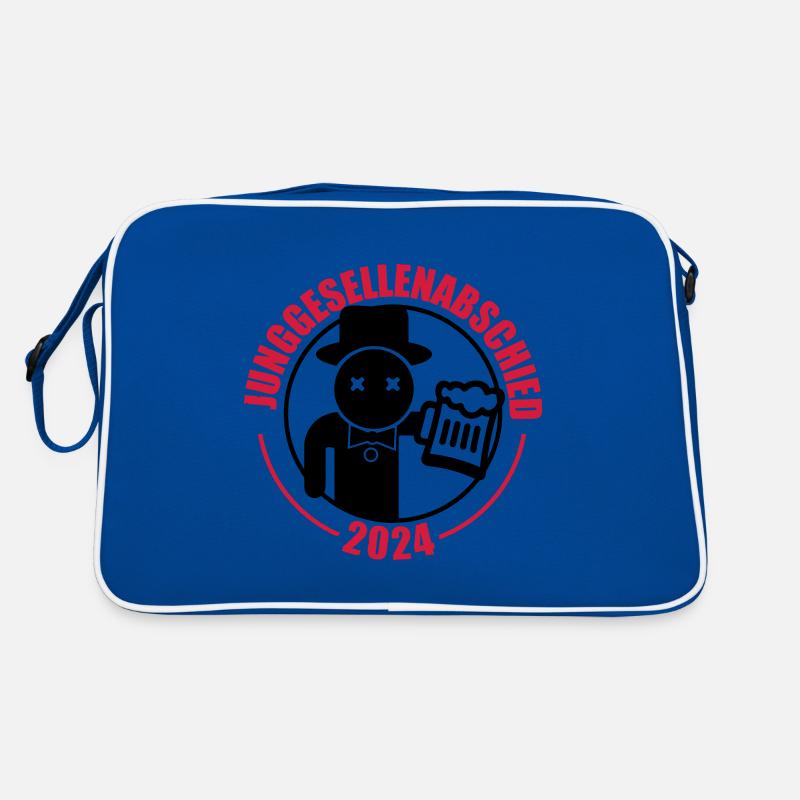 Junggesellenabschied 2024 Bier Retro Tasche