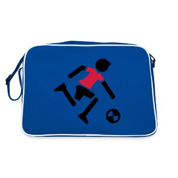 Soccer Player Soccer Player - Retro Bag - blue/white - Back
