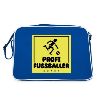 Football professionnel - Sac Retro - bleu/blanc - Dos