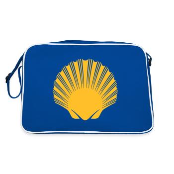 Pétoncle | Camino de Santiago | St. James - Sac Retro - bleu/blanc - Dos