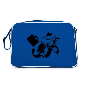 Paragraphe / Avocat Paragraphe (e 1c) - Sac Retro - bleu/blanc - Dos