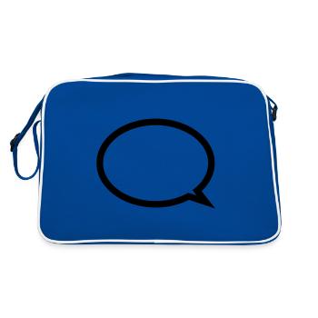 Ballon - Sac Retro - bleu/blanc - Dos