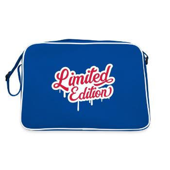 Limited Edition - Retro Bag - blue/white - Back